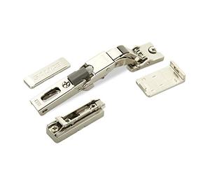 Salice 2 x cerniera 110° universale con ammortizzatore per porta in vetro
