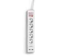 Salicru 680BA000002 protezione da sovraccarico Bianco 5 presa(e) AC 250 V 1,5 m NEW
