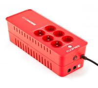 Salicru SPS 650 HOME Sistema de Alimentacion Ininterrumpida - SAI/UPS - de 650 VA Off-line Multibase - Color Rojo