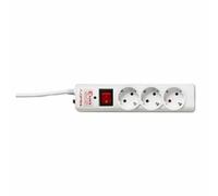 Salicru Presa multipla SPS SAFE 3 – 3 prese Schuko con protezione e interruttore 1,5 m