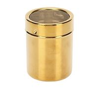 Saliera e, Dispenser di Spezie in Acciaio Inossidabile con Saliera D'oro con Maglia Fine per la di Casa, 2,8 X 3,5 Pollici