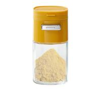 Saliera e pepe, dispenser di sale in a pressione, contenitore per pepe resistente all'usura con design di ampio diametro per ristorante, tavolo da pranzo e angolo caffè