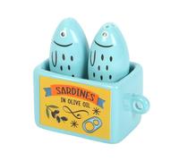 Saliera e pepiera per sardine | Set da tavola da cucina eccentrico