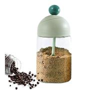 Saliera in - Dispenser di sale e pepe da 250 ml | Dispenser di sale trasparente con coperchio e cucchiaio, barattoli di spezie, organizer per contenitori per spezie