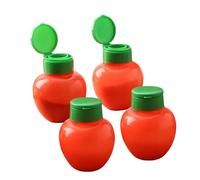 Saliere e pepe - Barattoli per condimento per sale e pepe, 4 pezzi di piccoli barattoli contenitori manuali come da cucina per cucina, tavolo, ristorante, campeggio auto, viaggio