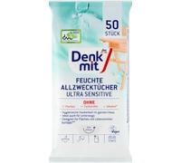 Saliette Ultra Sensibili Multiuso, 50 pezzi - Marchio DM Germania - Compatibile con Denkmit - Feuchte Allzwecktücher Ultra Sensitiv, 50 St