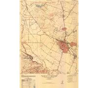 Salinas California Map Journal: Vintage Map Notebook