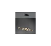 SALINAS SOSPENSIONE CON DUE RETTANGOLI LED 34W MODERNA DIMMERABILE LUCE 3000K 3 FINITURE COLORE