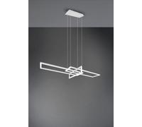 SALINAS SOSPENSIONE LED 34W 4400lm, 4000K TRIPLO RETTANGOLO BIANCA DIMMERABILE CON INTERRUTTORE L. 110CM