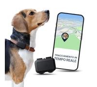 Salind GPS Tracker Per Cani 4G - Localizzatore GPS Per Cane Con Allarme Di Fuga, Tracciamento in Tempo Reale - 100% Impermeabile, Compatibile Con Tutti i Collari - Nero