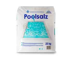 Salinen Poolsalz Sale per piscina da 25 kg, per la massima purezza, ideale per tutte le piscine con impianti di elettrolisi salina (etichetta in lingua italiana non garantita)