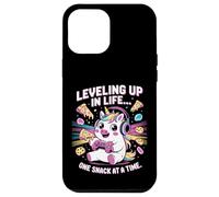 Salire di livello nella vita uno spuntino alla volta Unicorn Gamer Custodia per iPhone 12 Pro Max