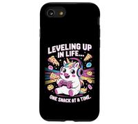 Salire di livello nella vita uno spuntino alla volta Unicorn Gamer Custodia per iPhone SE (2020) / 7 / 8