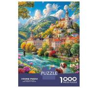 Salisburgo_ Austria Puzzle 1000 Pezzi, Jigsaw Puzzle Ad Alta Difficoltà Regali Per Adulti E Adolescenti, Home Giochi 38x26cm/1000pcs