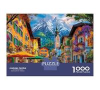 Salisburgo_ Austria Puzzle 1000 Pezzi, Jigsaw Puzzle Per Adulti E Ragazzi Dai 14 Anni in Su, Giochi Stimolanti Per Tutta La Famiglia 38x26cm/1000pcs