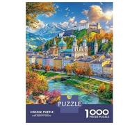 Salisburgo_ Austria Puzzle 1000 Pezzi, Jigsaw Puzzle Per Adulti E Ragazzi Dai 14 Anni in Su, Gioco Di Puzzle 52x38cm/1000pcs