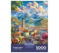 Salisburgo_ Austria Puzzle 1000 Pezzi, Jigsaw Puzzle Per Adulti E Ragazzi Dai 14 Anni in Su, Gioco Di Puzzle 70x50cm/1000pcs