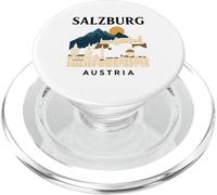 Salisburgo Austria Retro Alpine Old Town Viaggi Musica Austriaca PopSockets PopGrip per MagSafe