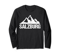 Salisburgo Austria Viaggio Souvenir Design Austria Montagna Austria Maglia a Manica