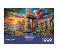 Salisbury Plain - Regno Unito Puzzle 1000 Pezzi, Jigsaw Puzzle Per Adulti E Ragazzi Dai 14 Anni in Su, Giochi Stimolanti Per Tutta La Famiglia 38x26cm/1000pcs