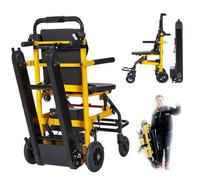 Saliscale elettrico, carrello a mano per trasporto scale, capacità di carico 250 kg, funzionamento manuale ed elettrico, ideale per assistenza alla mobilità degli anziani