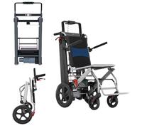 Saliscale Elettrico Per Sedia A Rotelle, Carrello Saliscale Elettrico Con Struttura Verticale Separata, Ruote Piroettanti, Assistenza Alla Mobilità Sulle Scale 13A