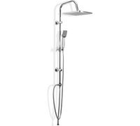 SALISCENDI ACCIAIO CROMO MIX SQUARE 1 GETTO Cromo Saliscendi Aste Doccia