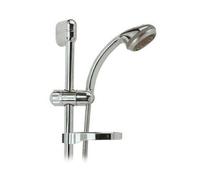 Saliscendi doccetta 5 getti jet abs cromato tubo mm 25 + flex cm 150 + d.mm 90