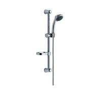 SALISCENDI DOCCIA BAGNO MAGIC COMFORT CROMATO CON DOCCETTA 5 GETTI E PORTASAPONE