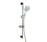 Saliscendi doccia Mixa/3 con asta murale e portasapone D54025 Bossini