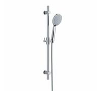 SALISCENDI MODERN Ø20mm LUNGHEZZA 68CM IN OTTONE SCORREVOLE DOCCIA E FLESSIBILE