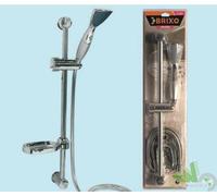 SALISCENDI REGOLABILE DOCCIA DOCCETTA 60 CM CROMATO PORTASAPONE TUBO 150CM