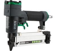 SALKI CSK P06 Chiodatrice Pneumatica - Pistola Pneumatica per Chiodi, Graffettatrice per Lavori di Falegnameria, Compatibile con Chiodi PIN 0,6 da 12 a 35 mm di Lunghezza