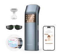 Salloot Triplo Impulso Luce Pulsata, 12 cm² Sapphire Laser Peli Donna, 3℃ & 4 Tecnologia Di Raffreddamento Per Una Depilazione Indolore, Epilatore Laser Peli Epilazione a Casa per Viso, Bikini,Gambe