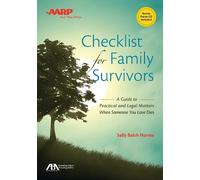Sally Balch Hurme ABA/AARP Checklist for Family Survivors (Tascabile)
