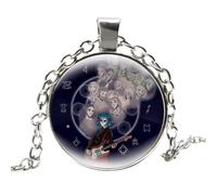 Sally Face Horrible Game - Collana con ciondolo in vetro a forma di cabochon, 4, 4, Vetro Vetro 4 EU