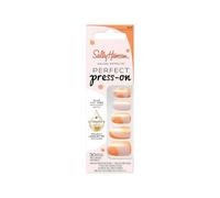 Sally Hansen Finti unghie Salon Effects Perfect Press-On, 111 SUNSHINE SPRITZ, non danneggia le unghie naturali, manicure veloce e semplice, risultati professionali, capsule riutilizzabili.