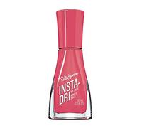 Sally Hansen Smalto per Unghie Insta-Dri, Formula 3 in 1, Base, Colore e Top Coat, Asciuga rapidamente, Pennello di Precisione, 315 Fast And Fuchsia
