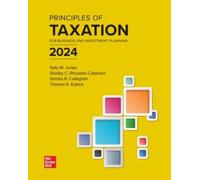 Sally M Jones S Loose Leaf for Principles of Taxation fo (Rilegatura flessibile)