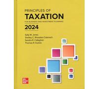 Sally M Jones Shelley C Principles of Taxation for Business (Copertina rigida)