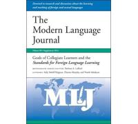 Sally Sieloff Magnan Goals of Collegiate Learners and the Standards (Tascabile)