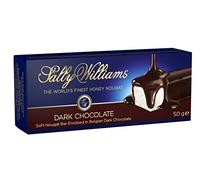 Sally Williams Barretta di torrone al cioccolato fondente, 50 g, confezione da 6