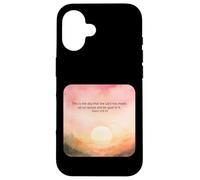 Salmi 118:24 Questo è il giorno in cui il Signore ha fatto gioire della fede felice Custodia per iPhone 16