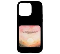Salmi 118:24 Questo è il giorno in cui il Signore ha fatto gioire della fede felice Custodia per iPhone 15 Pro Max