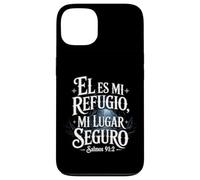 Salmi 91:2 "Él es mi refugio mi lugar seguro" Versetto della Bibbia Custodia per iPhone 13