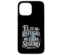 Salmi 91:2 "Él es mi refugio mi lugar seguro" Versetto della Bibbia Custodia per iPhone 13 Pro Max