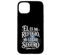Salmi 91:2 "Él es mi refugio mi lugar seguro" Versetto della Bibbia Custodia per iPhone 15 Plus