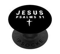 Salmi 91 Fede Dio Gesù Religioso Cristiano Rifugio Dimora PopSockets PopGrip Adesivo