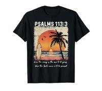 Salmi delle Palme 93; 4 Versetto biblico Estivo della Spiaggia Cristiana Maglietta