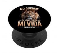 Salmo 12:14 - Dios Siempre Me Cuida, leone cristiano PopSockets PopGrip Adesivo